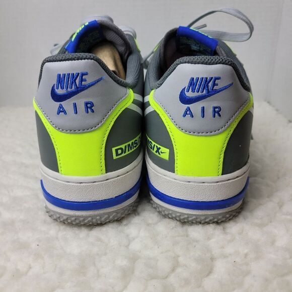 Nike Air Force 1 React Men's Sneaker Size 12.5  Wolf Grey-White-Smoke Grey - Picture 4 of 10